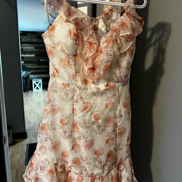 Floral mini dress - Picture 4 of 5